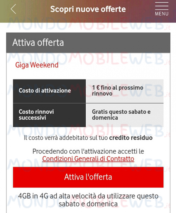 Vodafone Giga Weekend