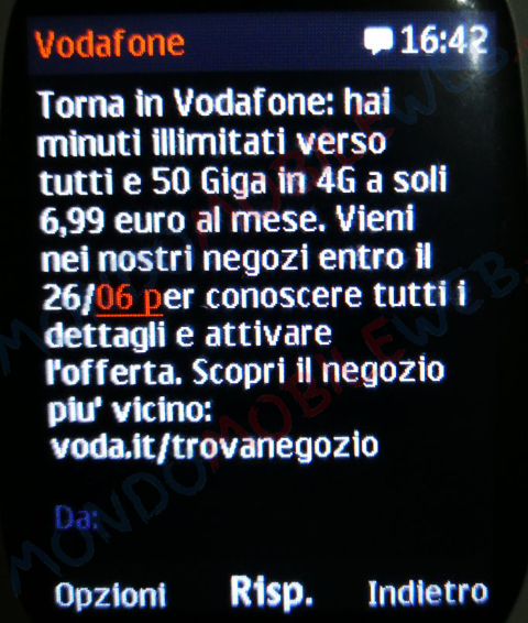 Torna in Vodafone