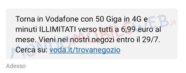 Torna in Vodafone