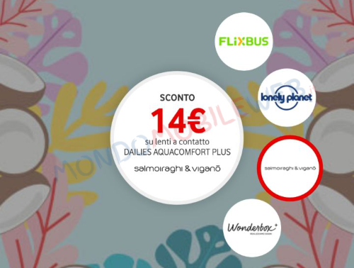 Vodafone Happy Friday Flixbus Lonely Planet Salmoiraghi & Viganò Wonderbox