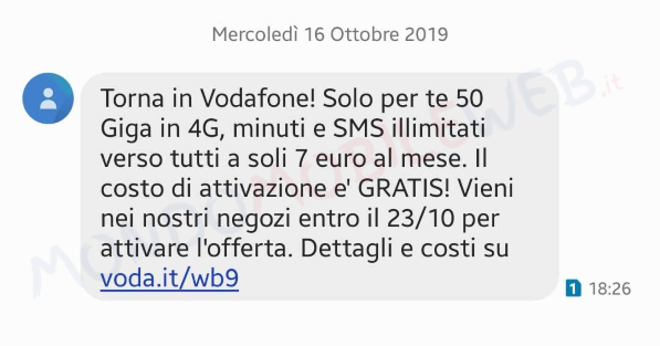 Torna in Vodafone