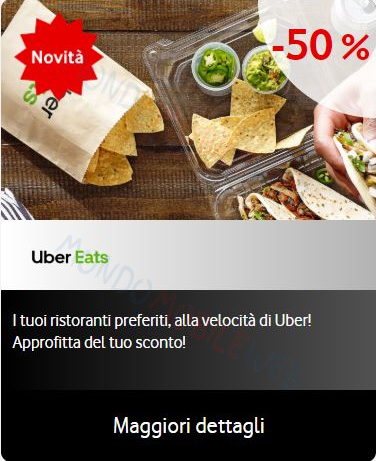 Vodafone Happy Black Uber Eats