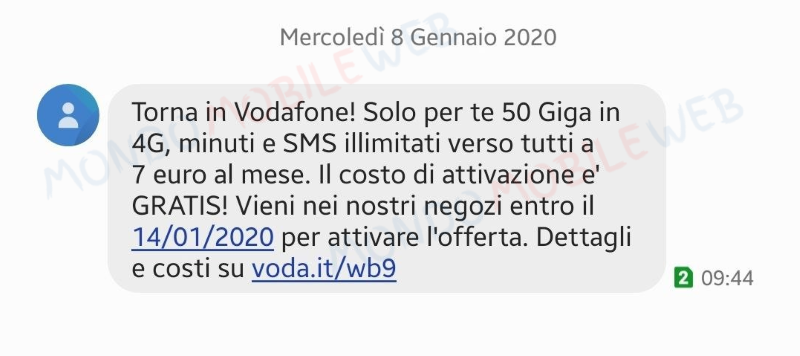 Torna in Vodafone