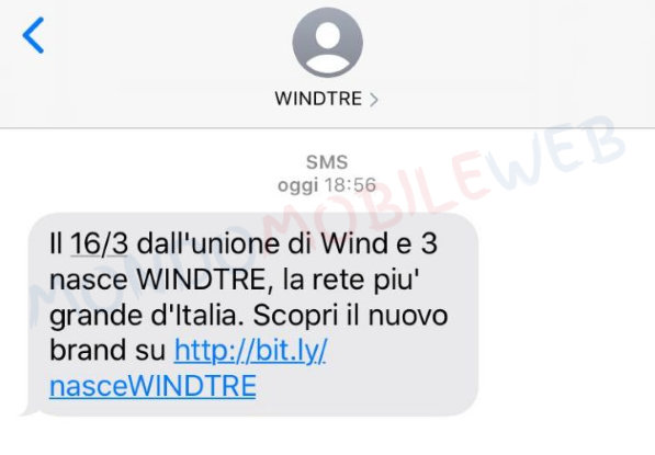 WINDTRE SMS