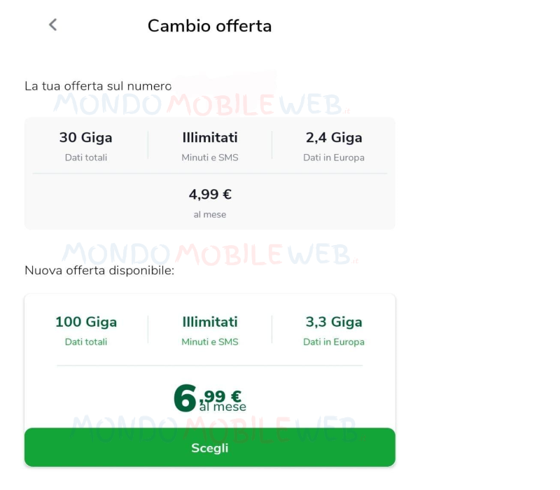 Very Mobile: cambio offerta da App con 100 Giga, sms e minuti illimitati a  6,99 euro al mese - , News, Telefonia