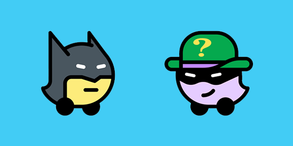 nuovo tema waze batman