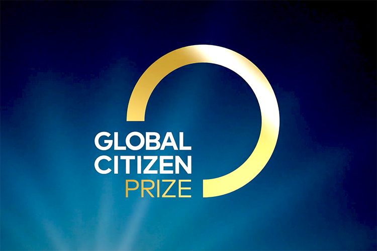 global citizen prize award logo cerchio