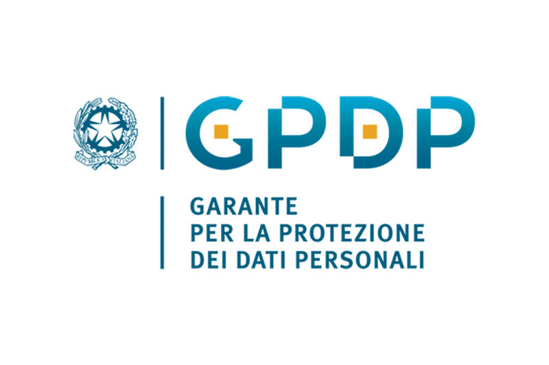 garante protezioni dei dati personali logo banner