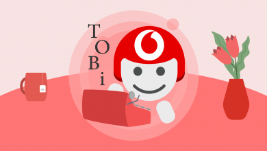 Vodafone TOBi macchina da scrivere