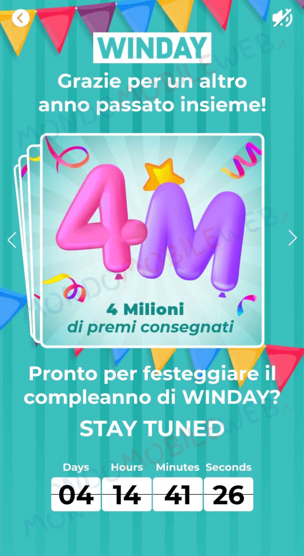 WinDay WINDTRE compleanno