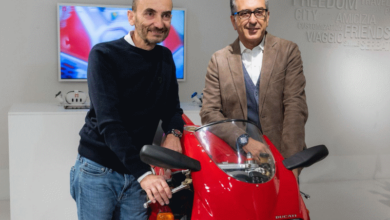 Claudio Domenicali (Ducati) e Elio Schiavo (TIM)