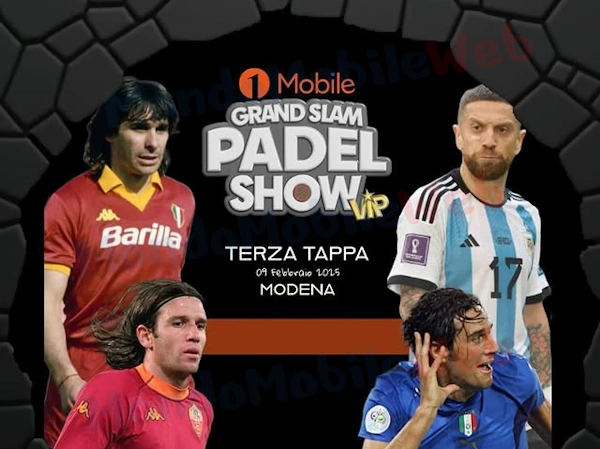 1Mobile Grand Slam Padel Show VIP, nuovo concorso per la tappa di Modena: come partecipare